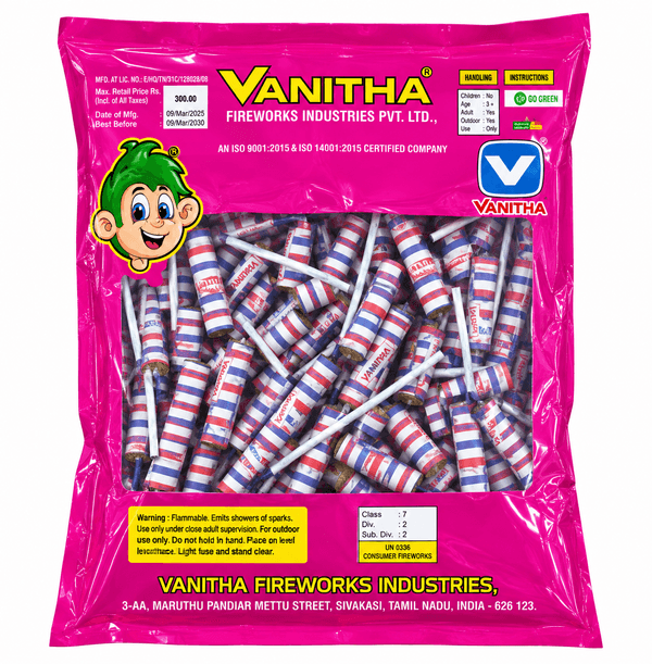 Vanitha Stripped Bijili 75pcs