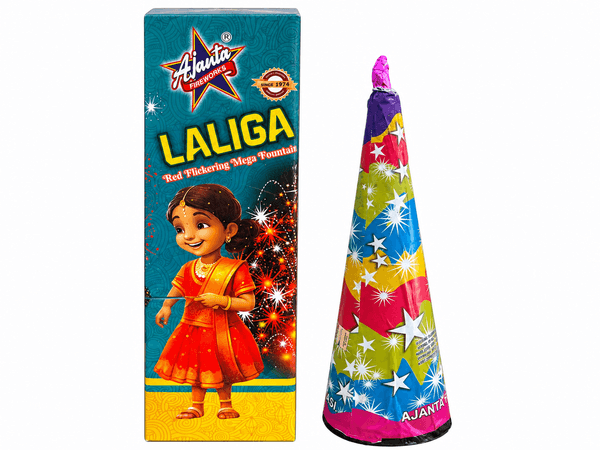 Laliga red flickering Mega Flower Pot 1 pce