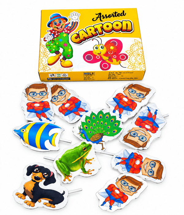 Assorted Cartoon 10pce