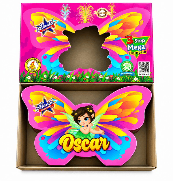 Oscar 3 step multicolour 1pce